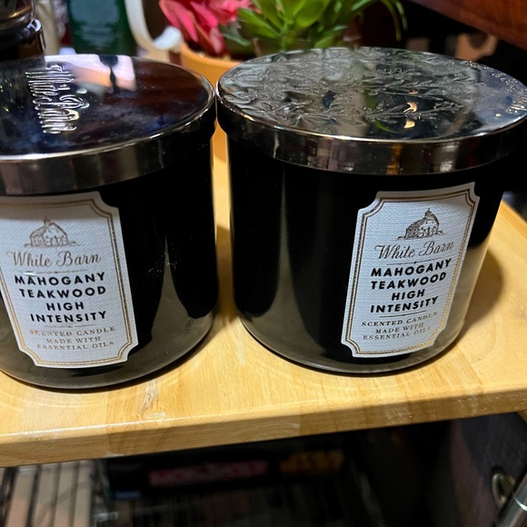 Bath and Body Works Mahogany Teakwood High Intensity Candles